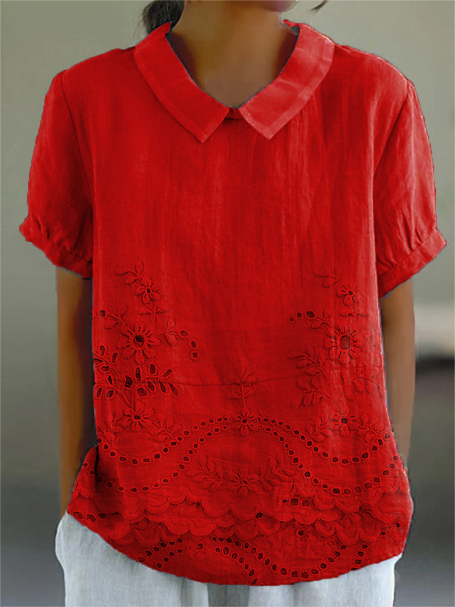Allie | Camisa con estampado de patchwork