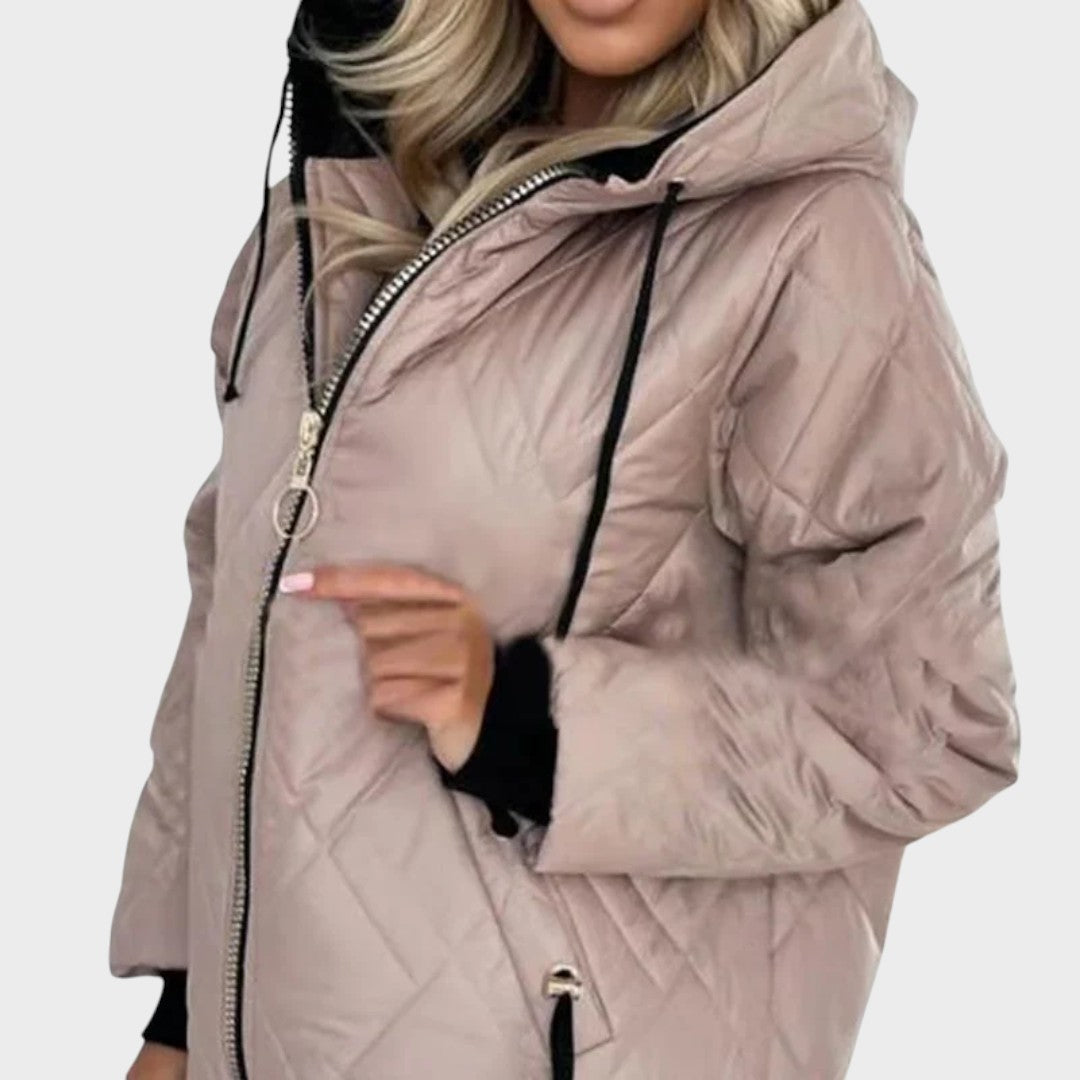 Paola | Chaqueta acolchada con capucha y cremallera