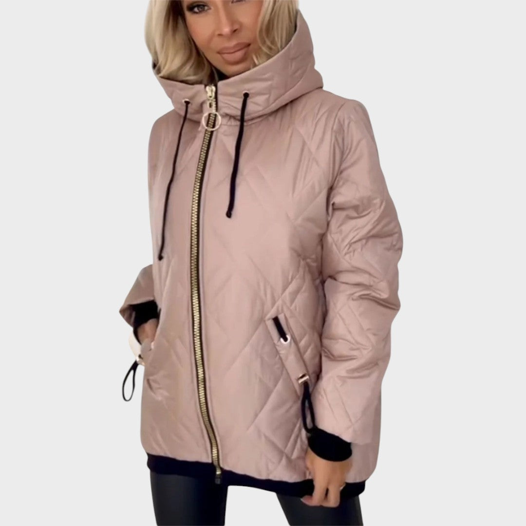 Paola | Chaqueta acolchada con capucha y cremallera