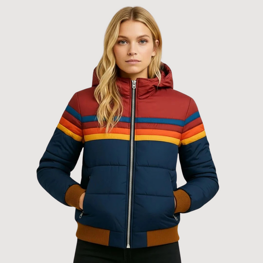 Simona | Chaqueta de plumón retro