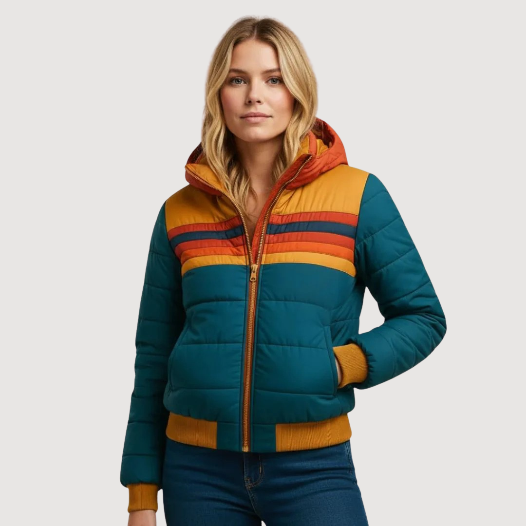 Simona | Chaqueta de plumón retro
