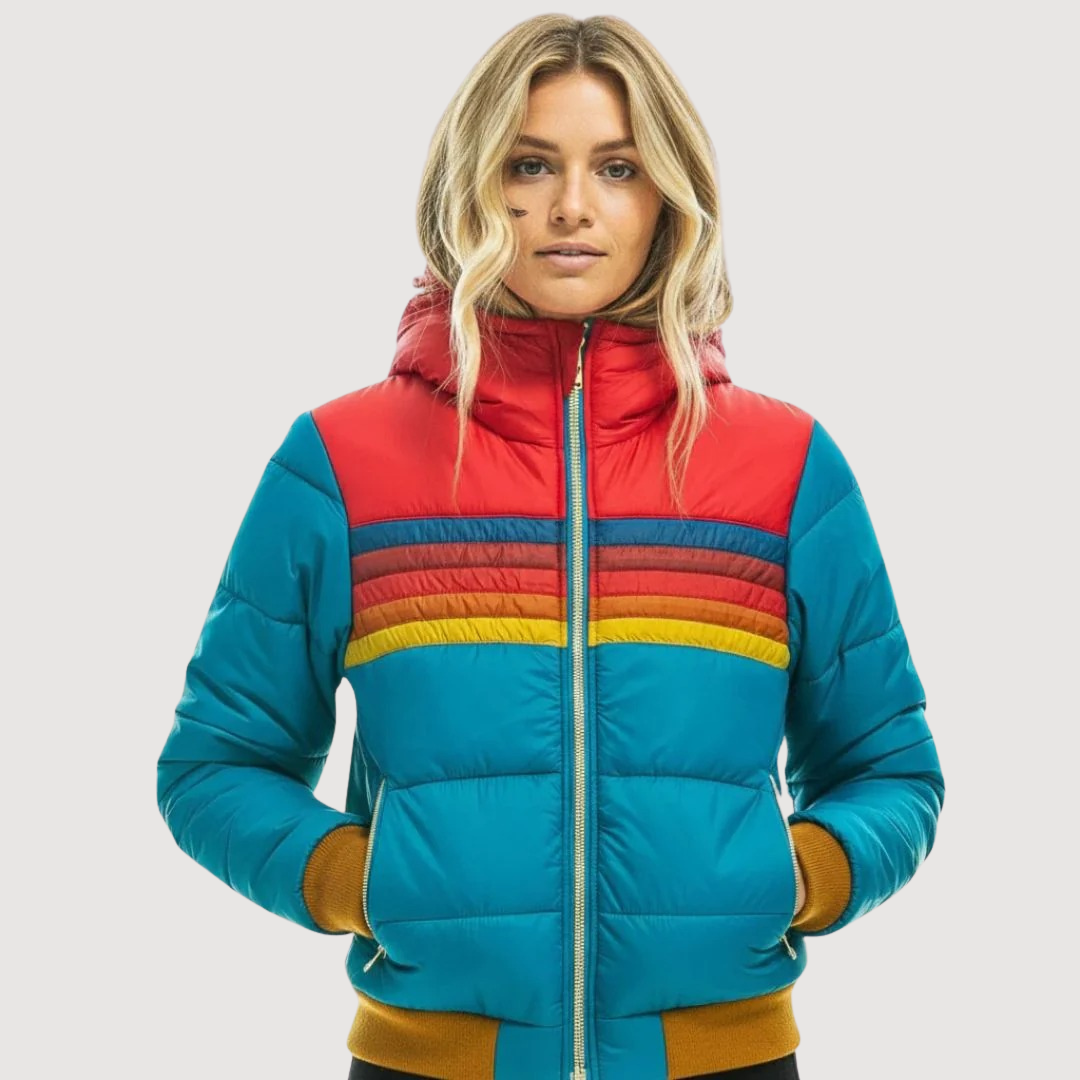 Simona | Chaqueta de plumón retro