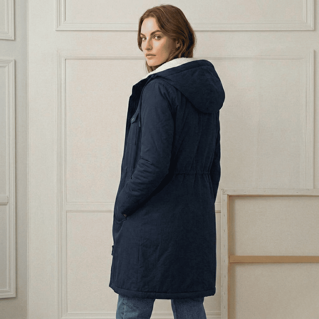 Adriana | Parka larga impermeable