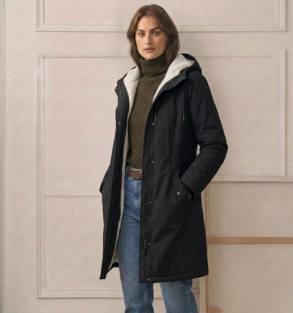Adriana | Parka larga impermeable