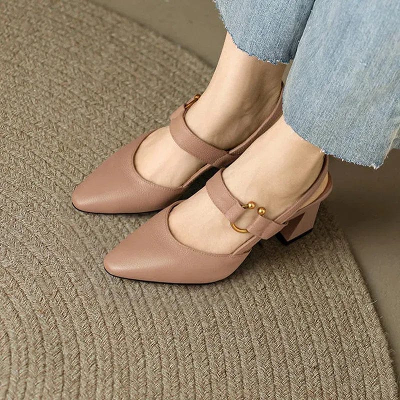 Elena | Slingback Cómodas con Tacón