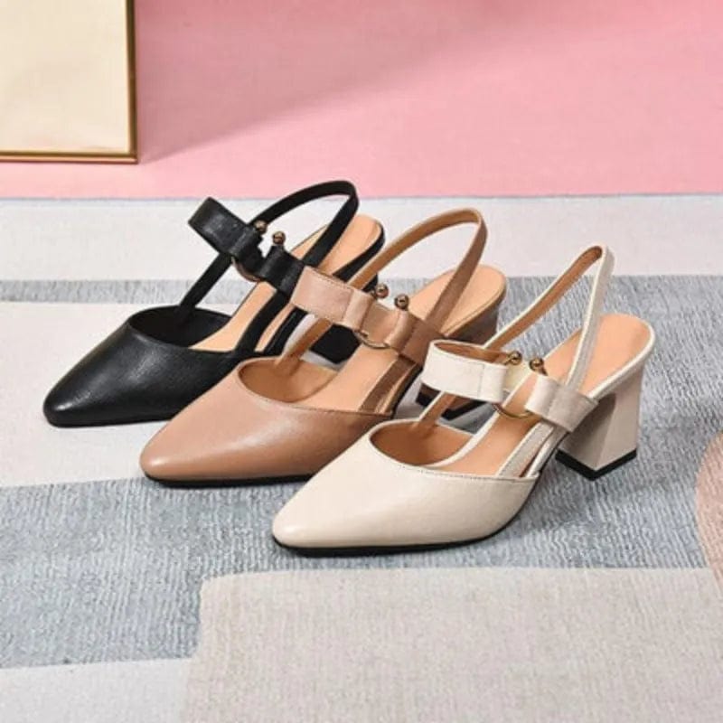 Elena | Slingback Cómodas con Tacón