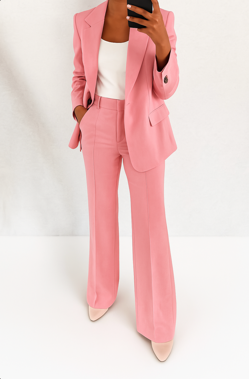 Patrizia | Tailleur Elegante Sartoriale - Rosa