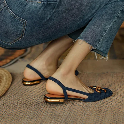 Alessandra | Sandalias Ortopédicas con Hebilla