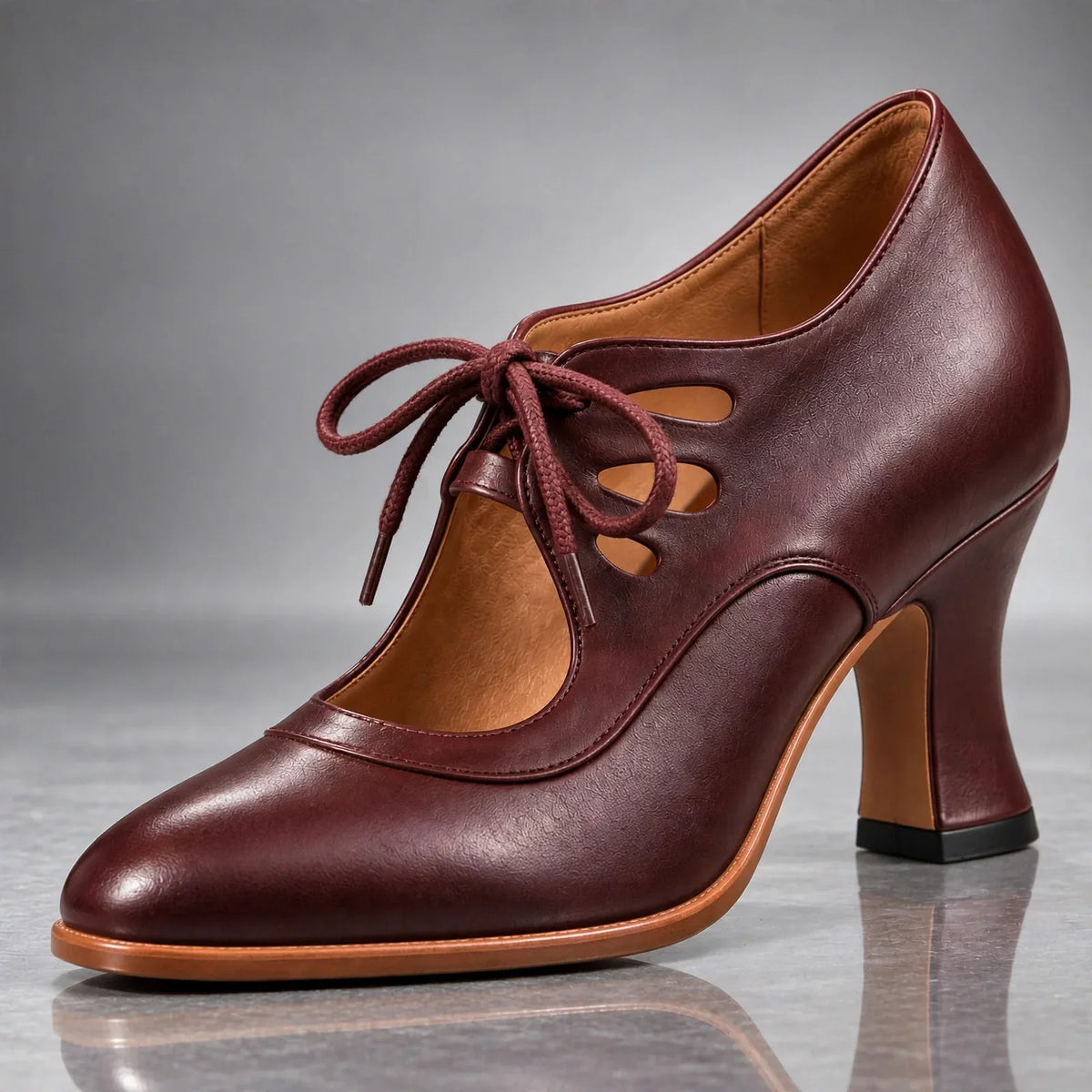 Amelia | Tacones con cordones