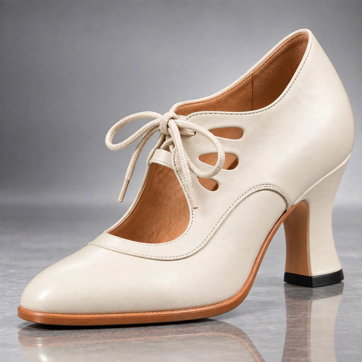 Amelia | Tacones con cordones