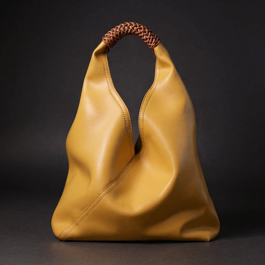 Antonella - Borsa Hobo Morbida con Manico