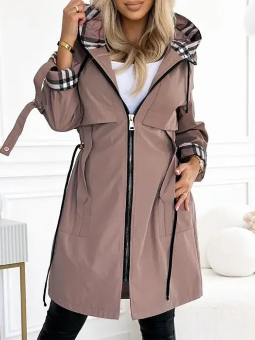 Gabriella | Abrigo impermeable y a prueba de viento con cremallera