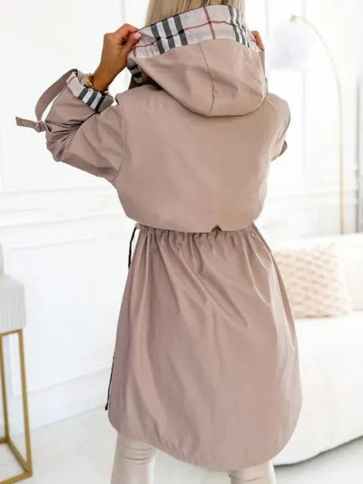 Gabriella | Abrigo impermeable y a prueba de viento con cremallera