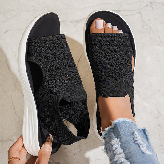 Ornella | Sandalias con Plataforma en Material Transpirable